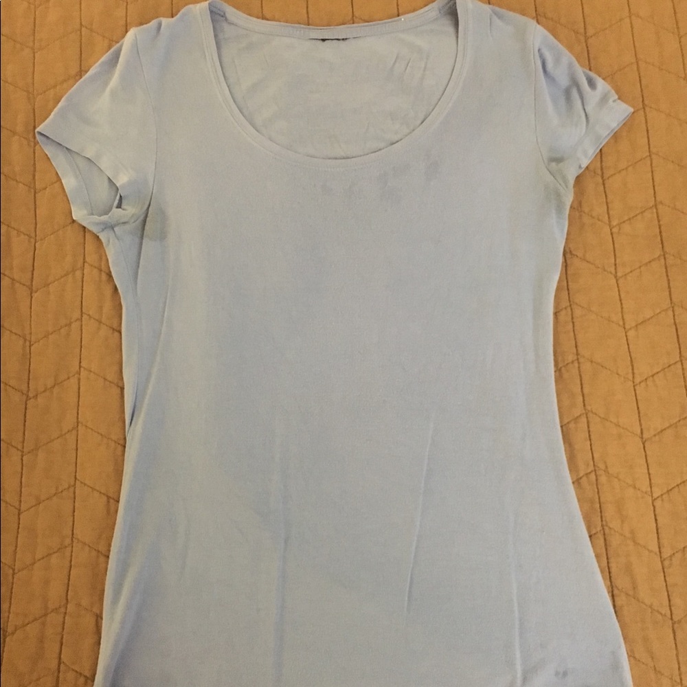 Baby blue T-shirt